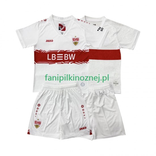 Koszulka VfB Stuttgart 2025-2026 Domowa Krótkie Rękawy ,Dziecięca