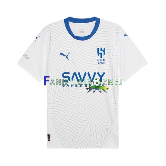 Koszulka Al-Hilal 2024-2025 Wyjazdowa Krótkie Rękawy ,Męska