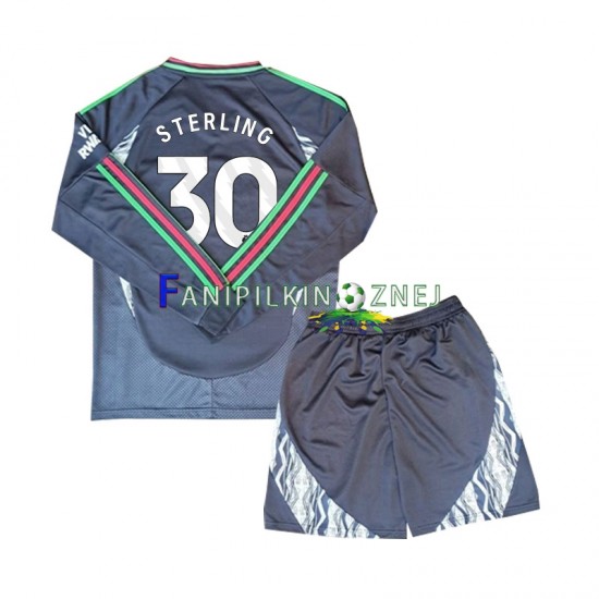 Koszulka Arsenal Sterling 30 2024-2025 Wyjazdowa Długie Rękawy ,Dziecięca Koszulka Arsenal Sterling 30 2024-2025 Wyjazdowa Długie Rękawy ,Dziecięca