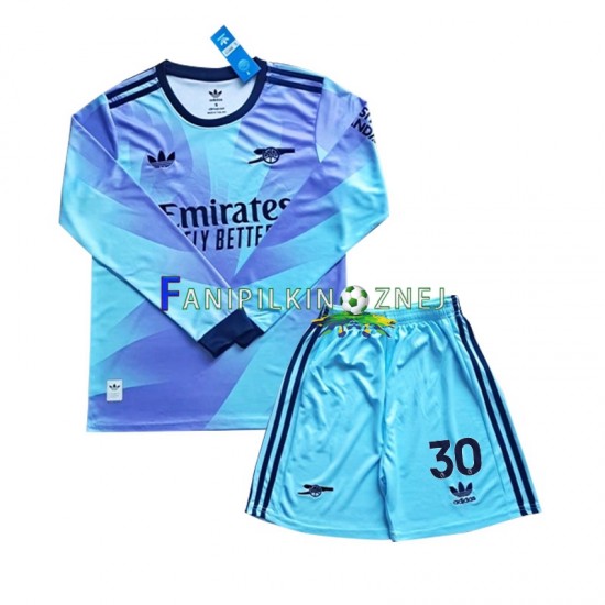 Koszulka Arsenal Sterling 30 2024-2025 Trzeci Długie Rękawy ,Dziecięca