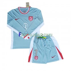 Koszulka Atlético Madryt Antoine Griezmann 7 2024-2025 Wyjazdowa Długie Rękawy ,Dziecięca