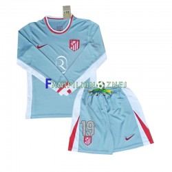Koszulka Atlético Madryt Julian Alvarez 19 2024-2025 Wyjazdowa Długie Rękawy ,Dziecięca