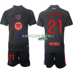 Koszulka FC Barcelona F DE JONG 21 2024-2025 Wyjazdowa Krótkie Rękawy ,Dziecięca