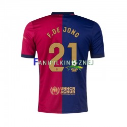 Koszulka FC Barcelona F. DE JONG 21 2024-2025 Domowa Krótkie Rękawy ,Męska