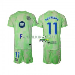 Koszulka FC Barcelona Raphinha 11 2024-2025 Trzeci Krótkie Rękawy ,Dziecięca