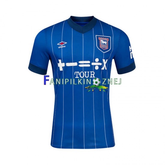 Koszulka Ipswich Town 2024-2025 Domowa Krótkie Rękawy ,Męska