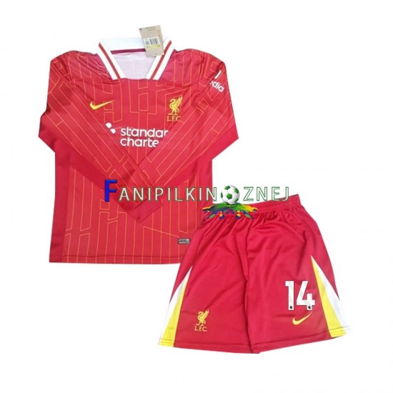 Koszulka Liverpool Chiesa 14 2024-2025 Domowa Długie Rękawy ,Dziecięca
