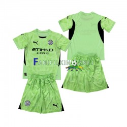 Koszulka Manchester City 2 Bramkarska 2024-2025 Czwarty Krótkie Rękawy ,Dziecięca