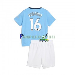 Koszulka Manchester City RODRIGO 16 2024-2025 Domowa Krótkie Rękawy ,Dziecięca
