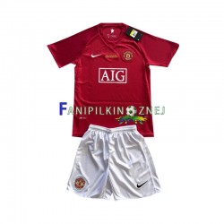 Koszulka Manchester United Champion League 2007 Domowa Krótkie Rękawy ,Dziecięca