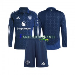 Koszulka Manchester United 2024-2025 Domowa Długie Rękawy ,Dziecięca