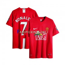 Koszulka Manchester United Cristiano Ronaldo 7 Champion League 2007 Retro Domowa Krótkie Rękawy ,Męska