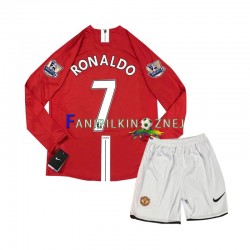 Koszulka Manchester United Cristiano Ronaldo 7 2007 Retro Domowa Długie Rękawy ,Dziecięca