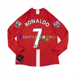 Koszulka Manchester United Cristiano Ronaldo 7 2007 Retro Domowa Długie Rękawy ,Męska