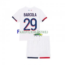 Koszulka Paris Saint-Germain Bradley Barcola 29 2024-2025 Wyjazdowa Krótkie Rękawy ,Dziecięca
