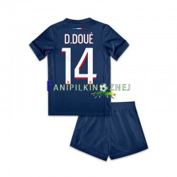 Koszulka Paris Saint-Germain Desire Doue 14 2024-2025 Domowa Krótkie Rękawy ,Dziecięca