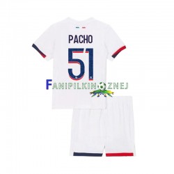 Koszulka Paris Saint-Germain Willian Pacho 51 2024-2025 Wyjazdowa Krótkie Rękawy ,Dziecięca