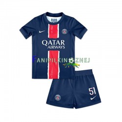 Koszulka Paris Saint-Germain Willian Pacho 51 2024-2025 Domowa Krótkie Rękawy ,Dziecięca