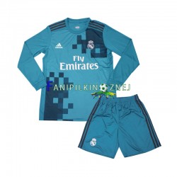 Koszulka Real Madryt 2017 Retro Trzeci Długie Rękawy ,Dziecięca