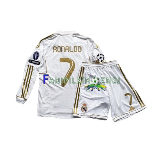 Koszulka Real Madryt Cristiano Ronaldo 7 2011 Domowa Długie Rękawy ,Dziecięca