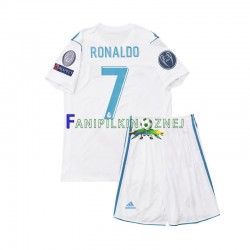 Koszulka Real Madryt Cristiano Ronaldo 7 2017 Retro Domowa Krótkie Rękawy ,Dziecięca
