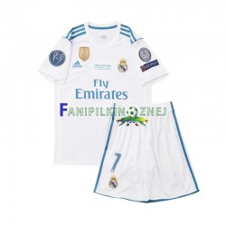 Koszulka Real Madryt Cristiano Ronaldo 7 2017 Retro Domowa Krótkie Rękawy ,Dziecięca