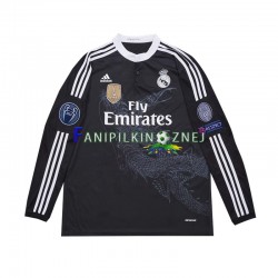 Koszulka Real Madryt 2014 Retro Trzeci Długie Rękawy ,Męska