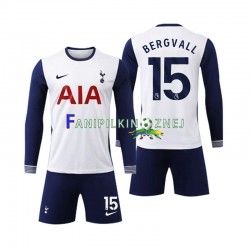 Koszulka Tottenham Spurs Bergvall 15 2024-2025 Domowa Długie Rękawy ,Dziecięca