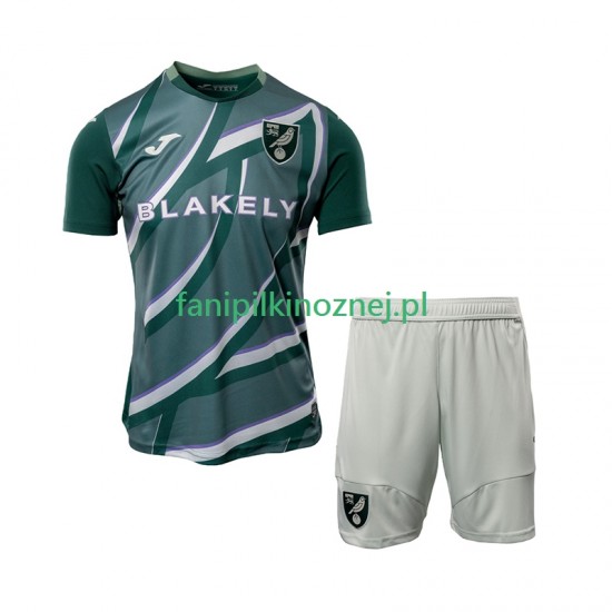 Koszulka Norwich City 2025-2026 Wyjazdowa Krótkie Rękawy ,Dziecięca