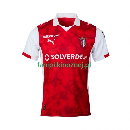 Koszulka SC Braga 2025-2026 Domowa Krótkie Rękawy ,Męska