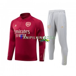 Arsenal Czerwony Komplet Bluzy Treningowe 2023-2024