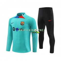 FC Barcelona Niebieski Komplet Bluzy Treningowe 2023-2024