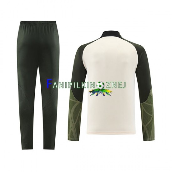 FC Barcelona Biały Komplet Bluzy Treningowe 2023-2024