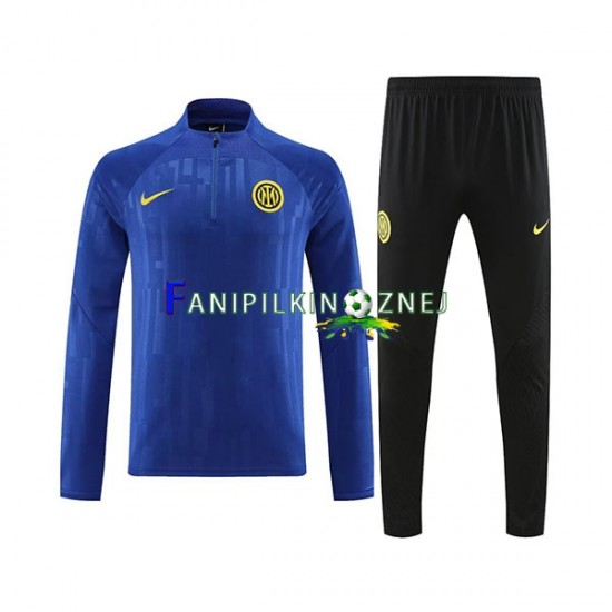 Inter Mediolan Niebieski Komplet Bluzy Treningowe 2023-2024 SKU001