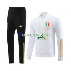 Reprezentacji Włoch Biały Komplet Bluzy Treningowe 2023-2024