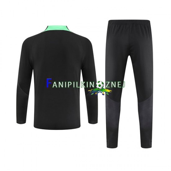 Liverpool Czarny Komplet Bluzy Treningowe 2023-2024