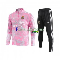 Real Madryt Różowy Komplet Bluzy Treningowe Dragon 2023-2024