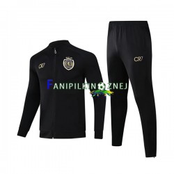 Sporting CP Czarny Dres Treningowy 2023-2024