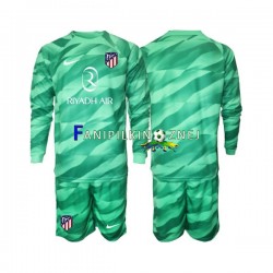 Koszulka Atlético Madryt Zielony Bramkarska 2023-2024 Wyjazdowa Długie Rękawy ,Dziecięca