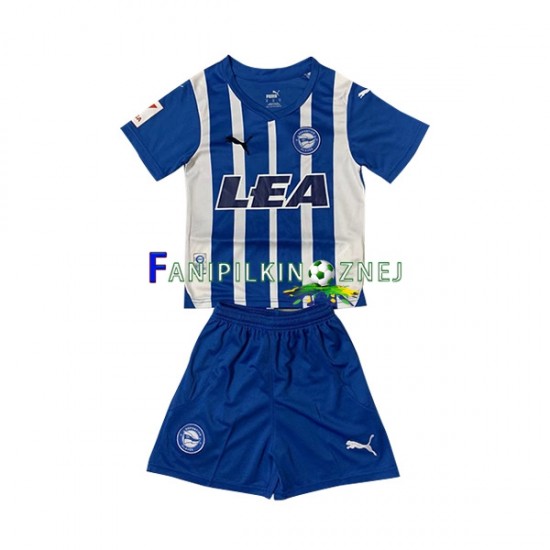 Koszulka Deportivo Alaves 2023-2024 Domowa Krótkie Rękawy ,Dziecięca