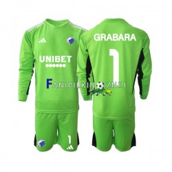Koszulka FC Copenhagen GRABARA 1 Bramkarska 2023-2024 Czwarty Długie Rękawy ,Dziecięca