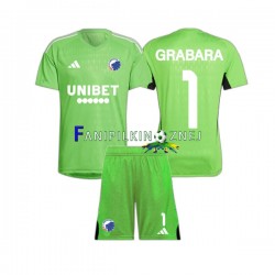 Koszulka FC Copenhagen GRABARA 1 Bramkarska 2023-2024 Czwarty Krótkie Rękawy ,Dziecięca