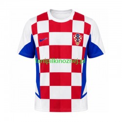 Koszulka Reprezentacji Chorwacji Retro 2002 Domowa Krótkie Rękawy ,Męska