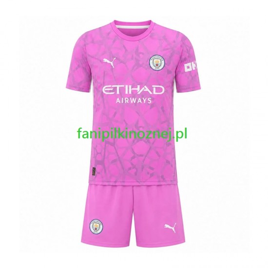 Koszulka Manchester City Bramkarska 2026-2027 Wyjazdowa Krótkie Rękawy ,Dziecięca