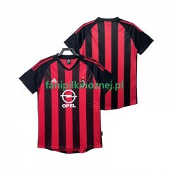Koszulka AC Milan 2003 Retro 2002 Domowa Krótkie Rękawy ,Męska