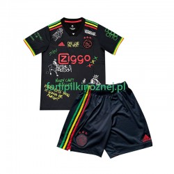 Koszulka AFC Ajax Czarny Bob Marley Special 2025-2026 Domowa Krótkie Rękawy ,Dziecięca