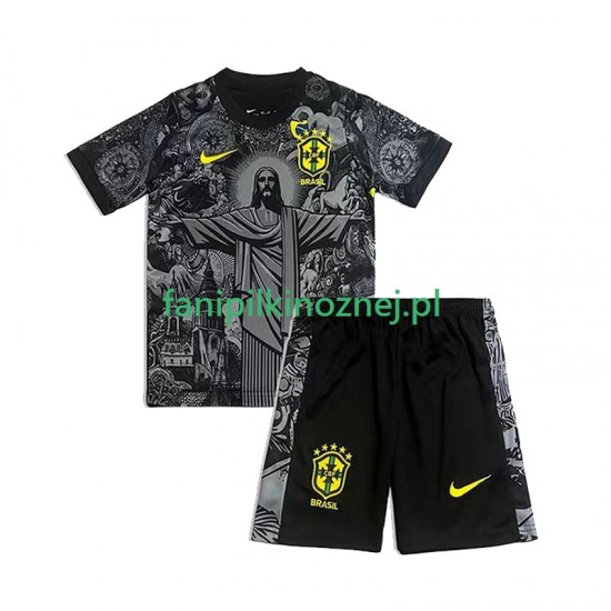 Reprezentacji Brazylii Cheist the Redeemer Football Shirts 2024 Domowa Krótkie Rękawy ,Dziecięca