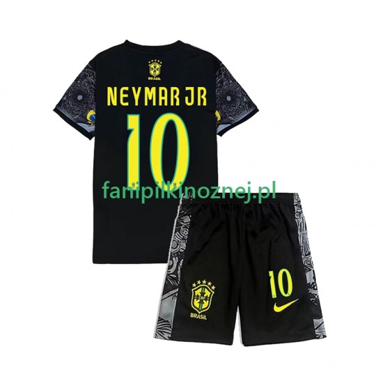 Reprezentacji Brazylii Neymar JR 10 Cheist the Redeemer Football Shirts 2024 Domowa Krótkie Rękawy ,Dziecięca