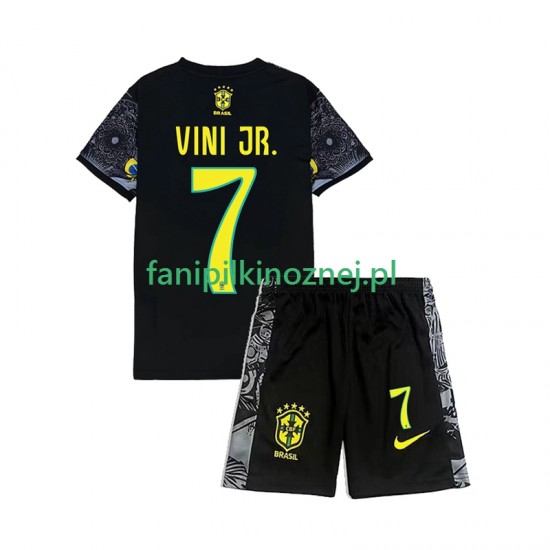 Reprezentacji Brazylii Vinicius Junior 7 Cheist the Redeemer Football Shirts 2024 Domowa Krótkie Rękawy ,Dziecięca