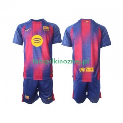 Koszulka FC Barcelona 2025-2026 Domowa Krótkie Rękawy ,Dziecięca